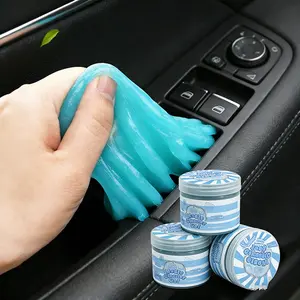 3 Pack Multi-Purpose Car Interior Cleaning Gel, Car Detailing Tools, Reusable and Washable, Ideal for Vents and Keyboards, Perfect Man's Gift for Car Detailing, Car Cleaning Supplies