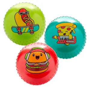 Large Inflatable Cool Food Spike Balls - 6 Pc.