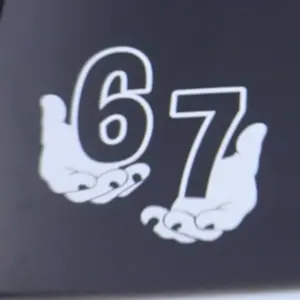SIX SEVEN | Vinyl Decal | Viral Meme Decal | 1, 2, 3, 4, 5... 6 7