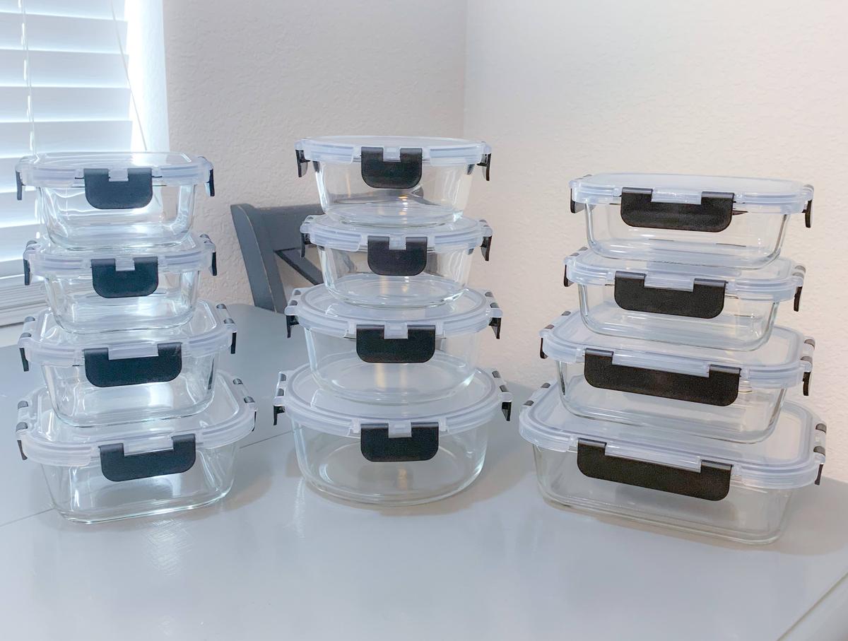 Item: Black, Food Storage Containers