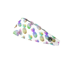 RAVEbandz The Pro - Wide Stretch Headband (Perfect Pineapple)