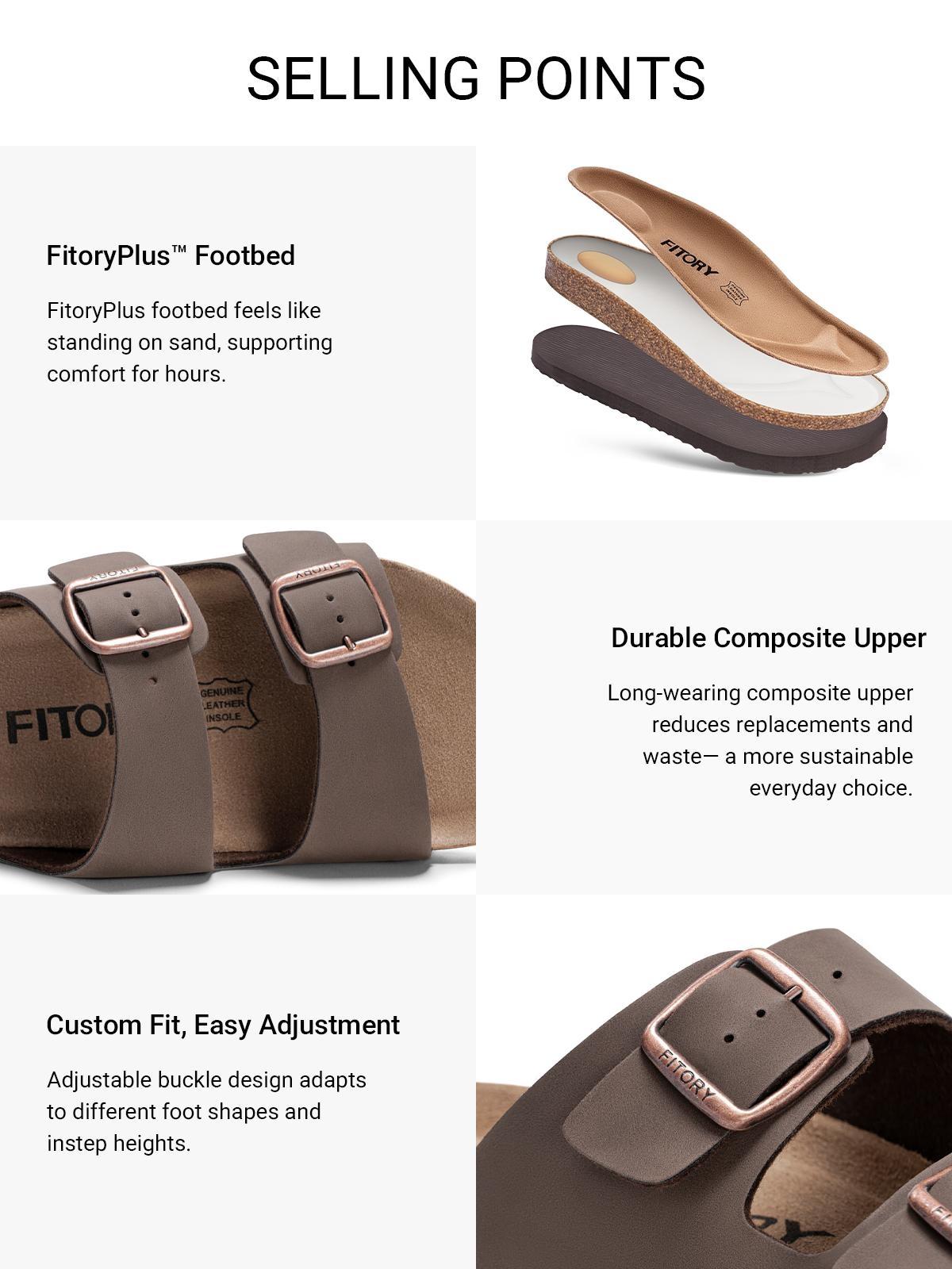 Fitory Balance | Men's Sandals Plain Color Sandals Brown,shoes for back to school,back to school shoes