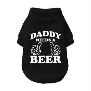 Pet Button Down Shirt Funny Dog & Cat Apparel Soft Crew Neck Pet Top Humorous Thumbs Up Print Pet Shirt Comfortable Apparel for Puppies & Kittens fashionable clothing city stroll fashion