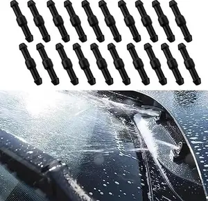 20PCS Windshield Washer Hose Connectors, Tube Pipe Fitting Adapter, 2-Way I Type Windshield Hose Connector Kit, Universal Windshield Washer Hose Replacement Fitting for Car Washer Nozzles