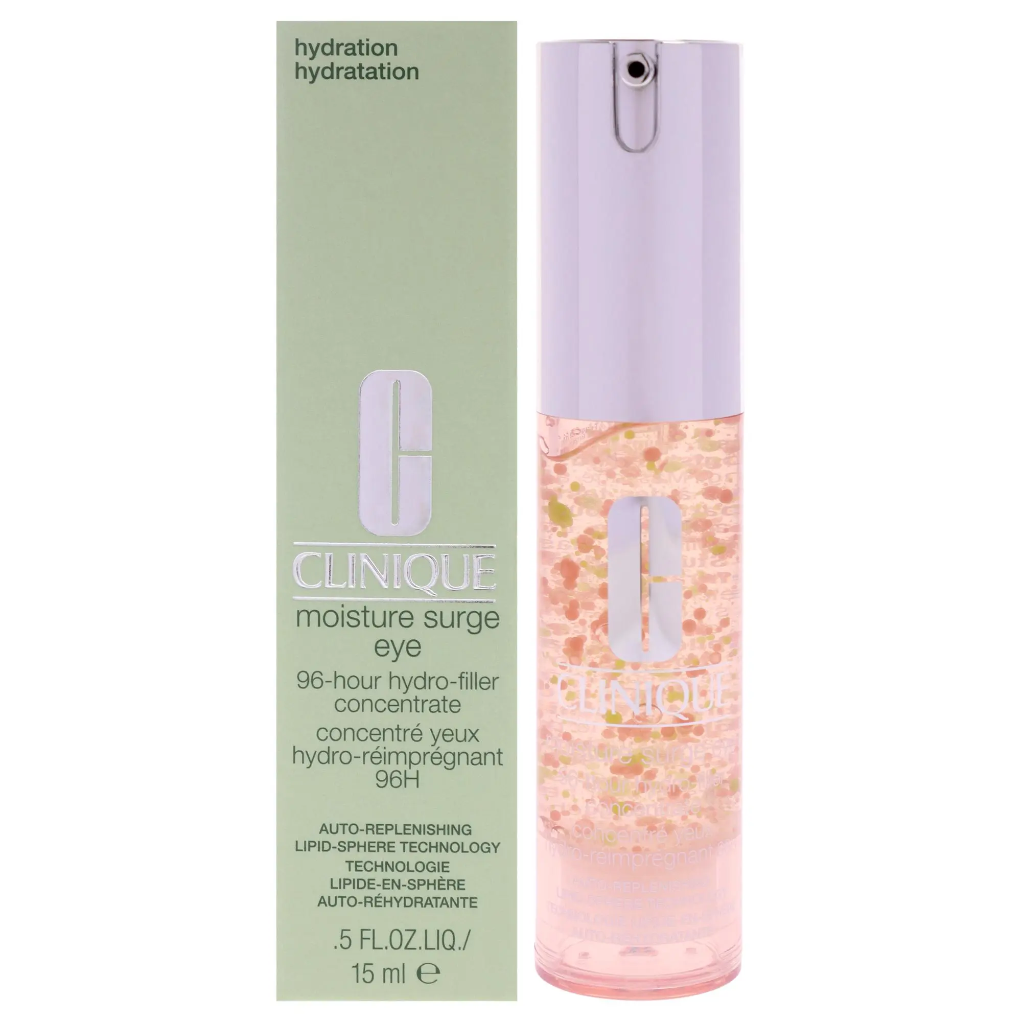 Clinique Moisture Surge Eye 96-Hour Hydro-Filler Concentrate Serum for Women - 0.5 fl oz, Long Hydration, Targeted Care, Apply Around Eyes