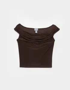 TILLYS Womens Off The Shoulder Butter Soft Top