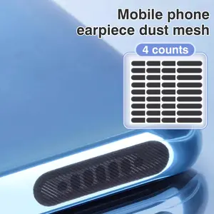 40 Counts Mobile Phone Dustproof Net Stickers, Soft Mesh Protector to Stop Dust Buildup in Speaker Holes