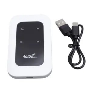 Pocket 4G WiFi Mobile Hotspot Device, 300Mbps Wireless Connectivity, Wide Compatibility, Long Battery Life, SIM-Supported, Cable-Ready (Phones & Electronics Universal Accessory)