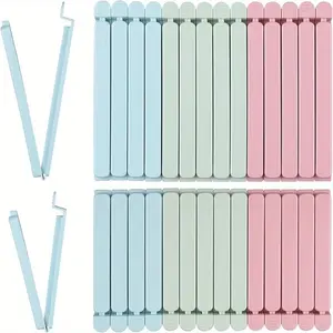 30pcs/pack Sealing Clip Bag Plastic Bag Sealing Clips Snack Bag Plastic Sealing Clip 4.7 Inches& 6 Inches