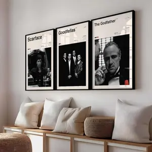 Movie Poster Set of 3 Print,  Film Posters, Movie Wall Art, Personalized Movie Posters, Movie Fan Gift