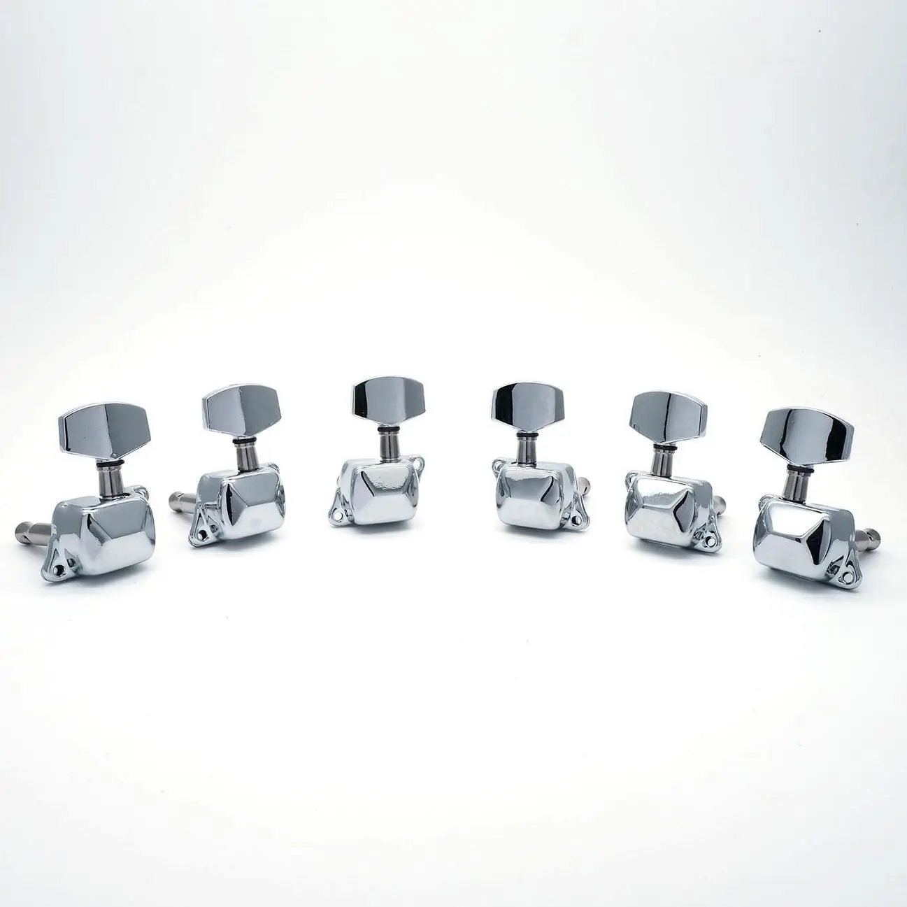 6 Pieces 3L3R Semi-closed Guitar String Tuning Pegs Tuner Machine Heads Knobs Tuning Keys for Acoustic or Electric Guitar