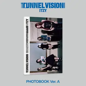 ITZY - TUNNEL VISION [Photobook - A ver.]  [COMPACT DISC - CD] Photo Book, Photos, Poster, Stickers