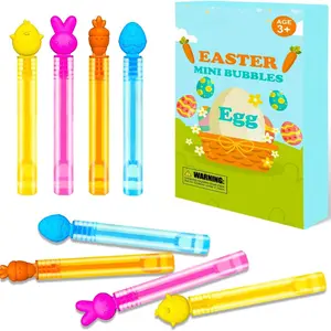20 Pack Easter Mini Bubbles Wands Toys Gifts for Toddlers, Small Stuff Party Favors for Kids Easter Basket, Classroom Prizes Treats for Boys Girls