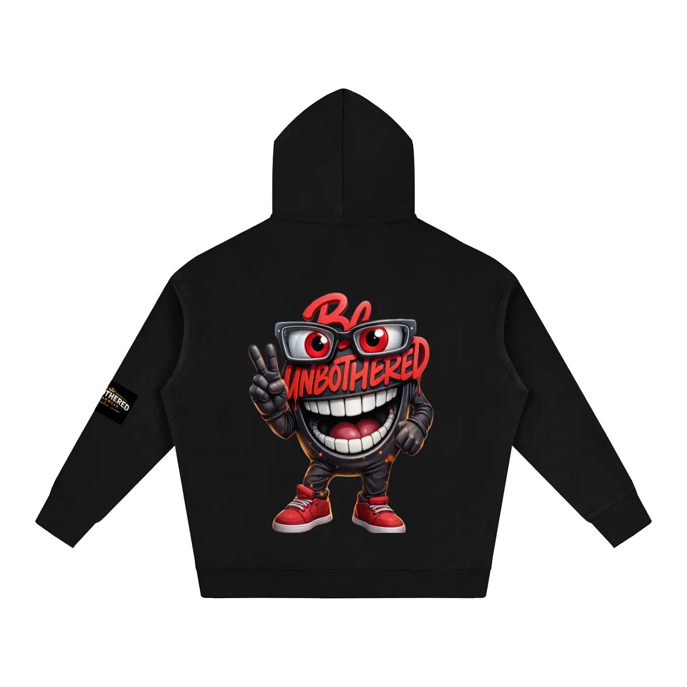 Unbothered Classic Oversize Fleeced Hoodie