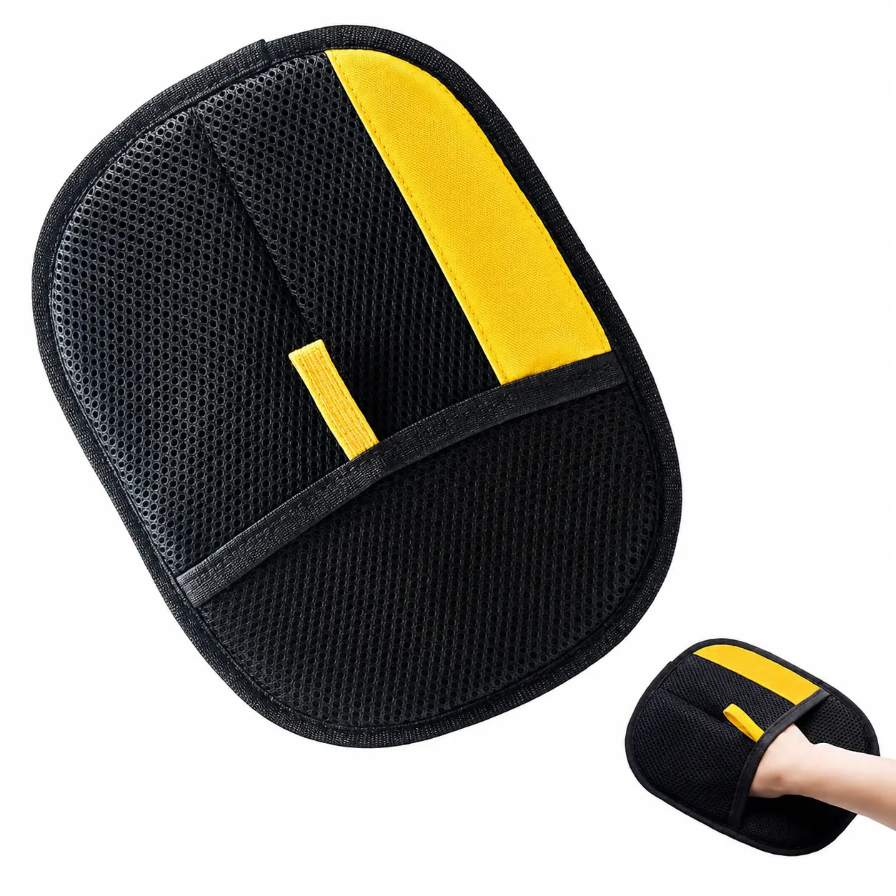 hair remover Electrostatic gloves Two-way brush sticky hair remover Cat hair dog hair glover  Removal Cleaning double-sided grooming mitt reusable car mat