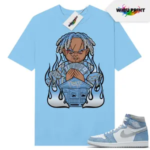 Baby Blue Trap Chucky Shirt Match Hyper Royal Shirts Sneaker