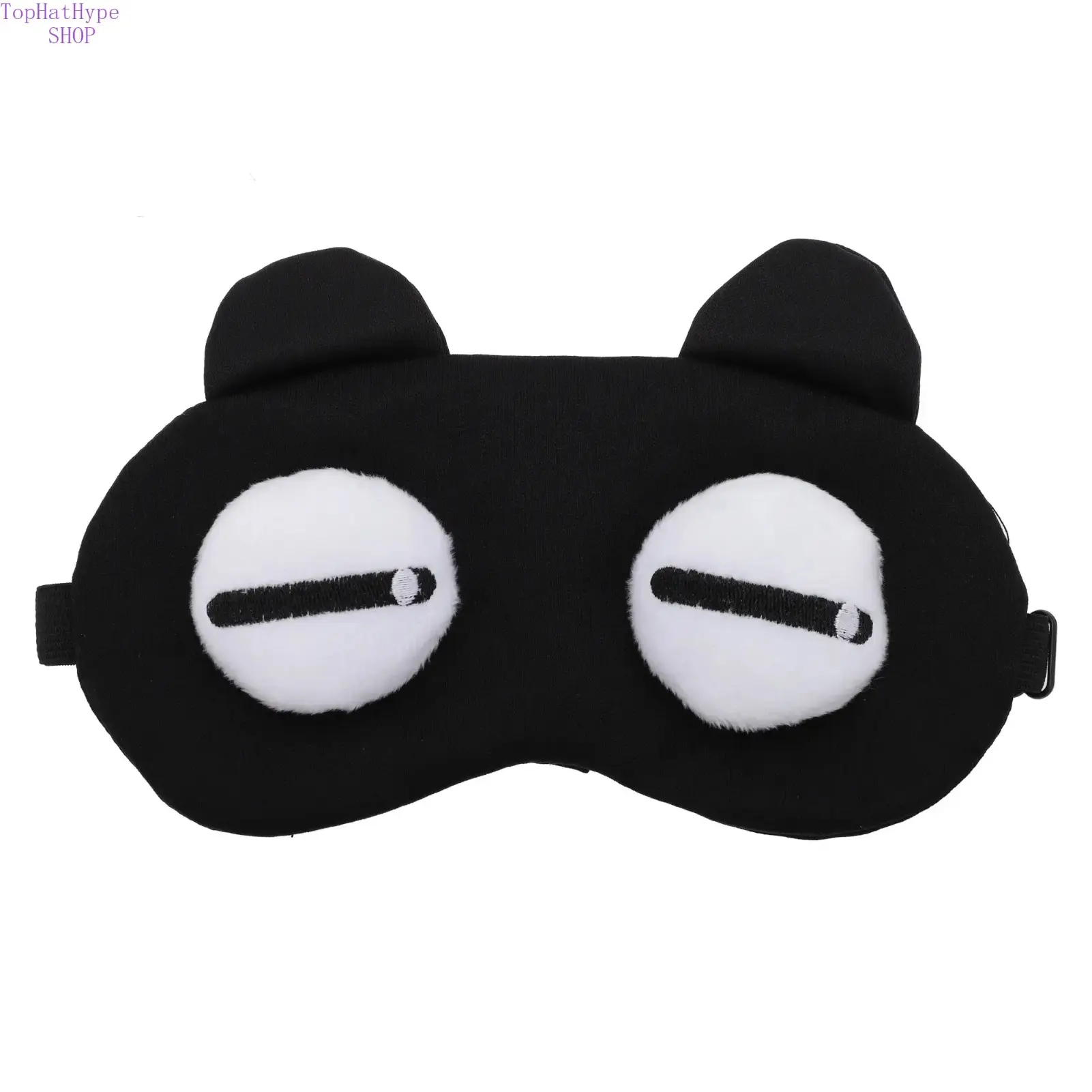 Cute Cartoon Eyes Soft Sleep Eye Mask, Ultra Soft Light-Blocking Eye Shade Cover for Sleeping, Travel & Meditation, Comfortable Blindfold for Night Rest, Home Office Nap & Relaxation Essentials