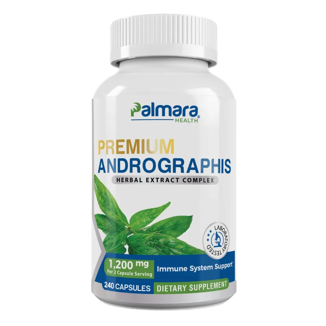 Andrographis Ancient Herb for Immune Support – 1,200mg per Serving, 120 Vegan Capsules | Palmara Health
