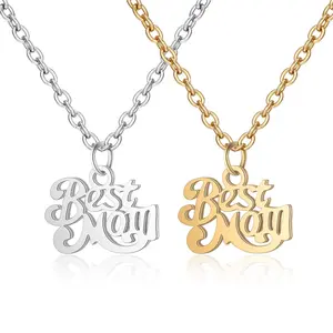 Best Mom Chain Necklace - Gold/Silver, Great Mother's Day Gift