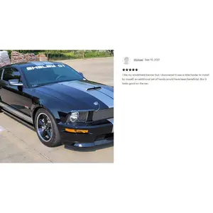 Fits Shelby or Shelby GT Model Vehicles Vinyl Windshield Banner Automotive Car Vinyl Decal With Application Tool