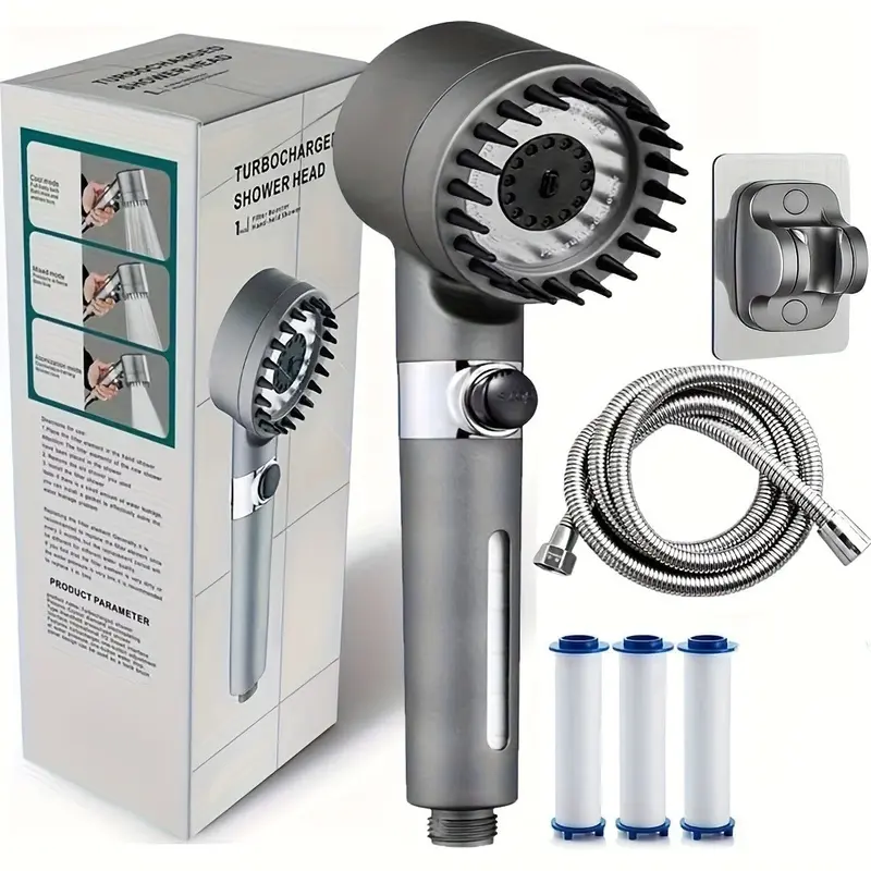 Drivse Iondrops Filtered Shower Head With Handheld - High Pressure, DP-001