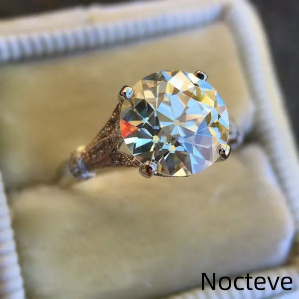Women’s Artistic Round Ultra Sparkle Simulated CZ Base Alloy Ring, Trendy Daily Art Style Jewelry Casual Gathering & Distinctive Chic Feminine Lady Holiday Gift Wear