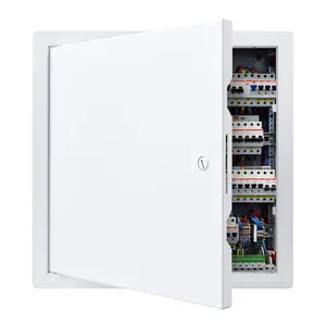 【Summervibes】VEVOR Access Panel for Drywall, 13.3 x 13.3 in Galvanized Steel Access Door, Easy Install Hinged Service Panel with Screwdriver Latch, for Ceiling Plumbing Electrical, 12.4 x 12.4 in Cutout Size White