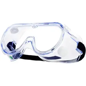 Anti-Fog Protective Safety Goggles Clear Lens Wide-Vision Adjustable Chemical Splash Eye Protection Soft Lightweight Eyewear