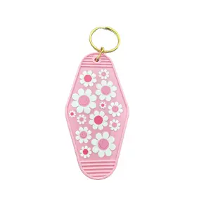 Pink Daisy Custom Keychain | Thoughtful Gift for Women & Girls