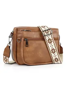2026 New Vintage Hobo Crossbody Bag, Bohemian Style Wallet Phone Camera Shoulder Bag, Multi-Pocket Zipper Closure Portable Phone Pouch