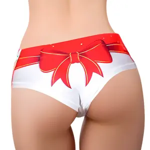 Memème Women’s Ultra-Comfortable YOUR CHRISTMAS - Gift - Panties | Breathable Cotton Crotch, Stretchy Fit