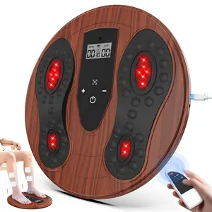 Rechargeable Foot Massager for Neuropathy with 660-850 Red Light Therapy – EMS &TENS Foot Stimulator for Neuropathy, Electrical Nerve Stimulator, Relieve and improve pain and plantar fasciitis