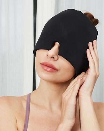 Migraine Headache Relief Cap, Gel Ice Head Wrap, Hot and Cold Therapy, Headache Eyes Mask for Sinus, Puffy Eyes, Tension and Stress Relief (Pink) Migraine Headache Relief Cap, Gel Ice Head Wrap, Hot and Cold Therapy, Headache Eyes Mask for Sinus, Puffy Eyes, Tension and Stress Relief (Pink)