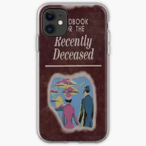 1980 Old The Beetlegeuse Winona Prop for Recently Handbook Movies Deceased Movie Beetlejuice Phone Case Compatible for iPhone SE 7 8 X XR 11 12 13 14 15 16 Plus Mini Pro Max Samsung Galaxy Note S9 S10 S20 S21 Ultra Plus Cover Protector