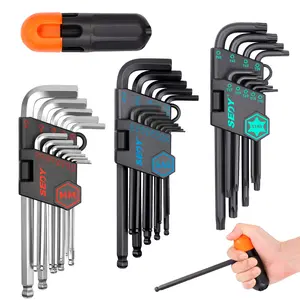 36-Pieces Ultimate Allen Wrench Set, Premium Hex & Torx Key Set, SAE & Metric Hex, Ball End Torx Wrenches with Extra hex  set
