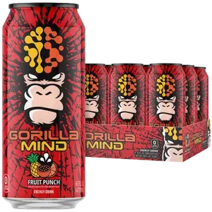Gorilla Mind Energy Drink - 12 Pack