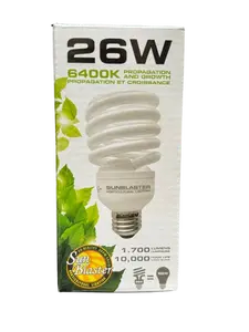 Sun Blaster Horticultural Lighting - 26W & 6400K for Healthy Growth with Propagation and Et Croissance Features