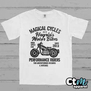 Personalized Magical Motorbikes Shirt, Wizard School Shirt, Wizarding World Shirt, Subtle Harry Shirt, HP School Shirt, Pottery Unisex Shirt, Funny Potter T-Shirt, Witch Unisex T-Shirt, Wizard Shirt Gift For Fan, Gift For Her, For Him BE4KN