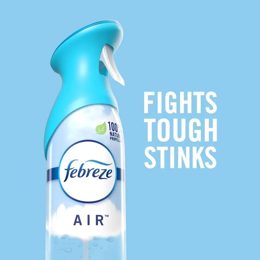 Febreze Air Mist Air Freshener Spray, Odor-Fighting Room Spray for Home, Bathroom and Kitchen, Aerosol Can, Southern Lilac Mornings, Georgia Peach Orchard, Sweet Watermelon Vine Scent, 8.8oz, 3 Count