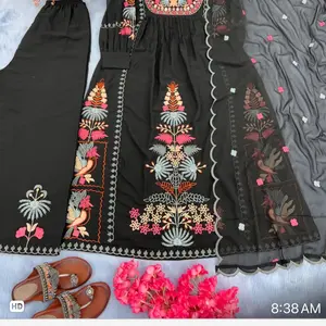Pakisthani kurtha set , size S (36)to 4xl (48)  color :Black /white/dust pink/pista green/ grayish blue