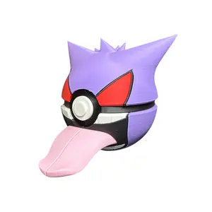 Gengar - Inspired 3D Printed Poke Ball Collectible Gengar - Inspired 3D Printed Poke Ball Collectible