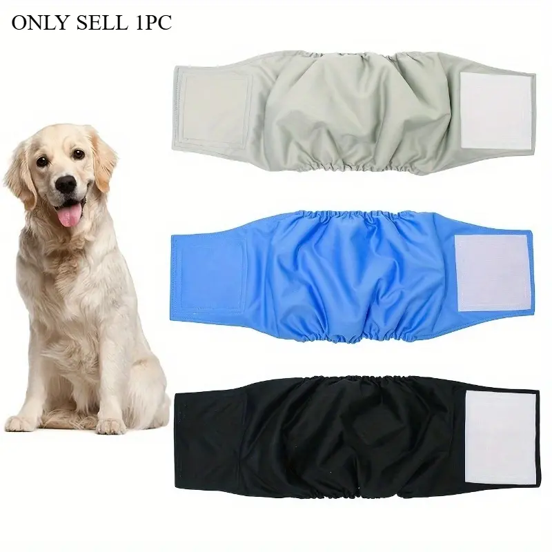Washable Male Dog Diapers - Soft Belly Bands For Comfortable Fit And Reusable Wraps For Easy Maintenance