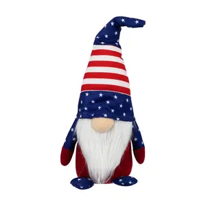 Northlight Patriotic Gnome with Stars and Stripes - 9.5"