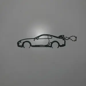 Mk4 Toyota Supra Car Chains Key Chain with Key Ring