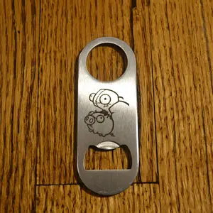 Invader Zim Gir  mini  key chain bottle opener
