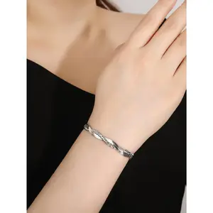 Luxury Double Layer Herringbone Bracelet | Sleek European-American Elegant Versatile Jewelry