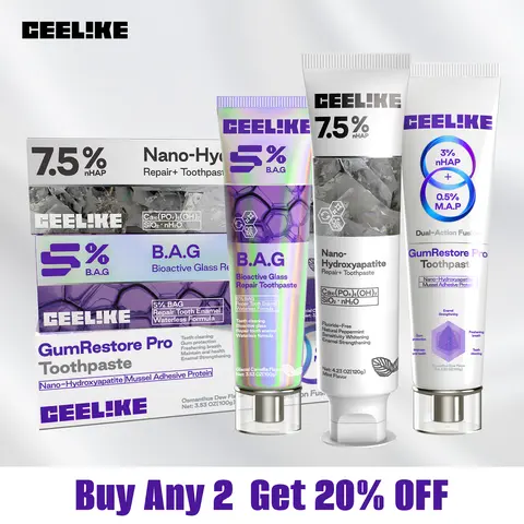 CEELIKE Dental Care Toothpastes Value Bundle - Gentle Teeth Care, Cavity Protection, Enamel Protection, Hydroxyapatite Repair for Healthy Oral Environment