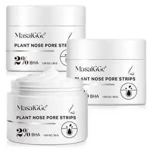 MasaiGGe Blackhead Removal Nasal Mask 30g/3 boxes, comes with nasal cleaning patches, lightweight nasal patches, designed for blackheads, acne, pimples and blackheads, suitable for both men and women's skin care products, universal nasal patch set.