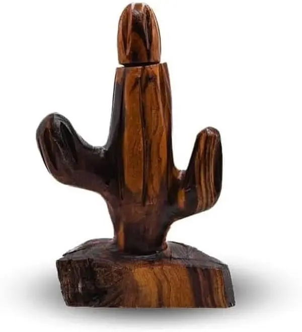 IECAP LLC Ironwood Pepper Grinder – Manual Wooden Spice Mill – Salt & Chili Grinder