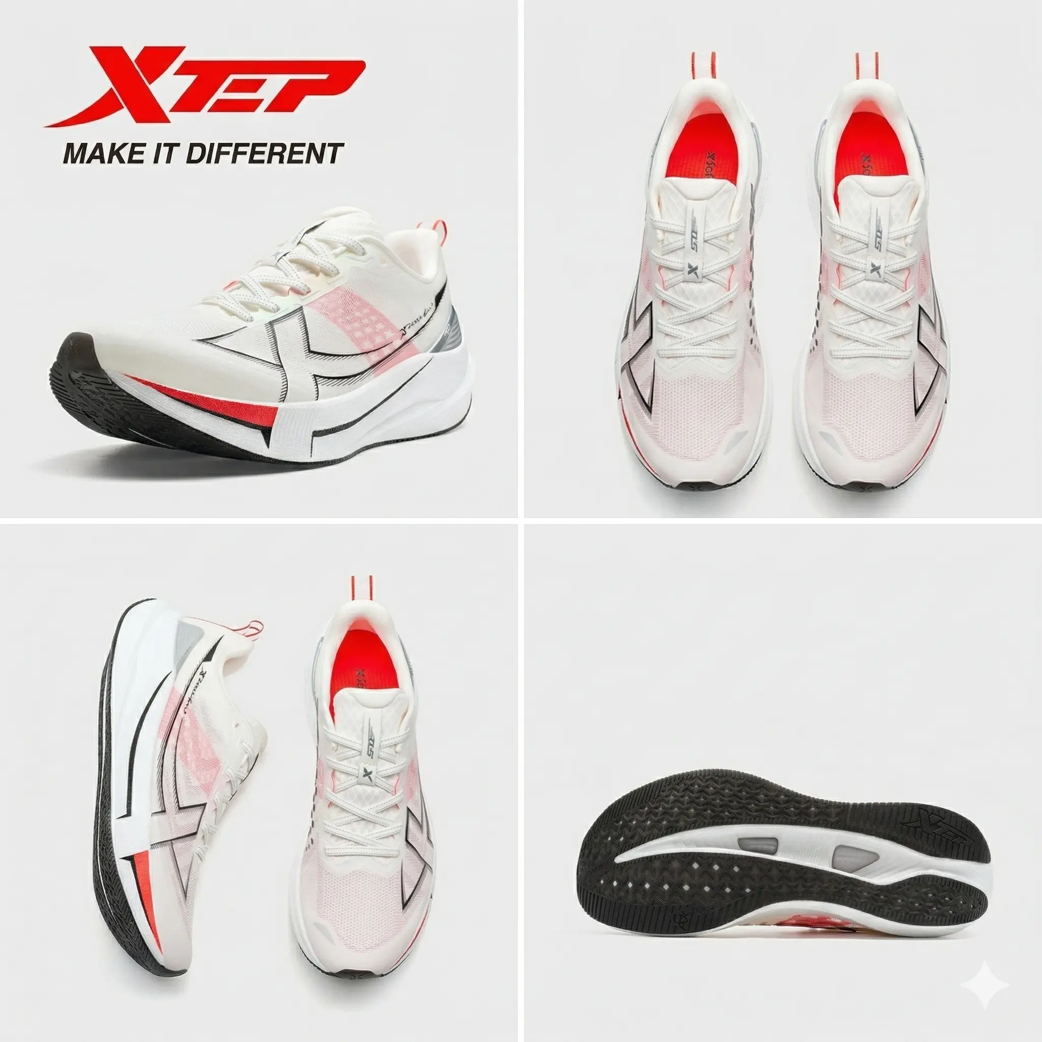 Sail white/bright orange/black 5.0